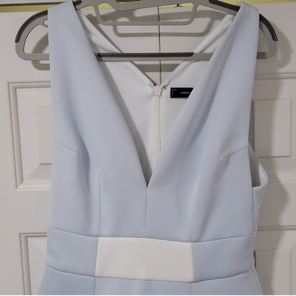 Robert Rodriguez Blue and White Neoprene Dress EUC - Picture 3 of 9